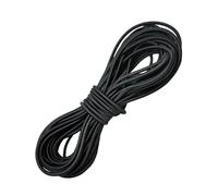 4 mm x 30 m Tendeur Elastique Noir Cordon Corde Elastique Caoutchouc pour Bache Sangle Résistant Sandow Elastique, Cordon Élastique, Cordon en Caoutchouc pour Bâche de Remorque, Camping