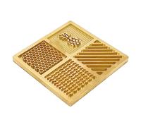 4 Modèles en Laiton Tray Craft Moules à Glace Modernes Cube Stamping Plate pour Whisky Cocktails Stamp en 5 Secondes