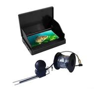4 moniteurs HD IPS de 3 pouces avec caméra 220 degrés, LED infrarouge, batterie de 6000 mAh et câble vidéo de 30 mètres, convient pour bateau et pêche sur glace (30 m)
