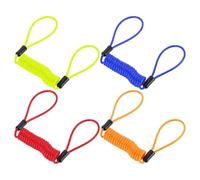 4 Morceaux De Corde De Rappel De Verrouillage De Frein À Disque, Accessoires Antivol De Moto, Câble Métallique en Spirale, Corde De Rappel Visuel, Fournitures De Cyclisme.