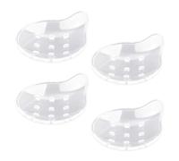 4 Morceaux De Masque Oculaire Transparent Poreux, Accessoires En Plastique Simple Et Créatif, Couverture De Protection Des Yeux Multifonctionnels, Accessoires De Protection Des Yeux.