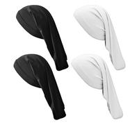 4 Morceaux De Nuit Pour Hommes, Achons De Nuit Élastiques, Plaquettes De Nuit Simples Et Polyvalentes, Bonnet De Douche, Achons Doux Et Confortables.