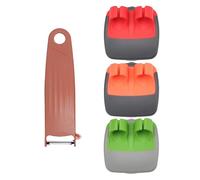 4 Morceaux D'Éplucheur De Légumes, Mini Éplucheur À Doigts, Éplucheur De Fruits, Adaptés Aux Carottes, Pommes, Pommes De Terre.