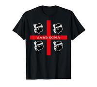 4 Mori Sardegna Flag Sardaigne Cadeau T-Shirt, Homme, Noir, 5XL