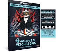 4 MOUCHES DE VELOURS GRIS - UHD STEELBOOK - EDITION LIMITEE [4K Ultra HD - Édition SteelBook® limitée] [HD DVD]