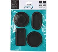 Pébéo Accessoire modelage 4 moules en silicone Géométrique