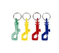 4 Mousquetons - Plastique - Assortiment Couleur - Porte-Clés - Cogex