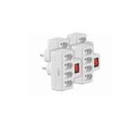 Revolt : 4 multiprises à 4 prises avec interrupteur 10 A / 2300 W