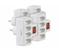 Revolt : 4 multiprises à 4 prises avec interrupteur 10 A / 2300 W