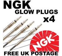 4 NGK Bougie Préchauffage Diesel Vauxhall Opel Zafira B 1.9 8V 120 Bhp 05> #5540