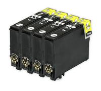 4 Noire Cartouches d'encre pour Epson Workforce WF-7515 WF-7525 WF-3540DTWF