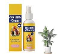 4 Oz/120 Ml Artificial Flower & Plant Cleaner,Silk Plant Cleaner Spray No Wipe,Quick Drying Long-Lasting Cleanliness for Fake Plants,Multi Surface CleanerSpray,Restores Shine,For Dried Flowers