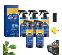 4 Oz/120 Ml Effect Agent, Car Coating Spray from Germany, Undersunnie Car Coating Spray for Shine and Protection, Advanced Cars Quick-Acting Wax Polish Waterless Wash,Coding Agent (5pcs)