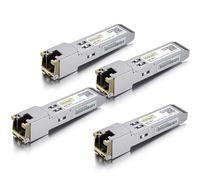 [4 Pack] 1G Sfp Rj45 Mini-Gbic Module,1000Base-T Sfp Copper Transceiver Compatible Pour Cisco Glc-T/Sfp-Ge-T,Meraki Ma-Sfp-1Gb-Tx,Ubiquiti Uf-Rj45-1G,D-Link,Zyxel,Netgear,Tp-Link,Supermicro Ect