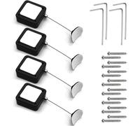 4 Pack 6ft Retractable Tv Remote Control Cable Anti-Lost Cable Anti-Lost Cable For Tv Dvd Game Consoles