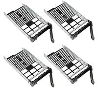 4-Pack 8,9 Cm Sas Sata Hard Drive Tray Caddy Plateau Caddie Pour Dell Poweredge R820 R730 R730Xd R720 R710 T710 R630 T620 R610 T610 R530 R520 R430 T430 R415 Md1400 Md3600I Nx3000[ZHB1429]