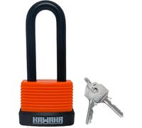 4 Pack 92/40l-4p Aluminum Long Shackle Waterproof Padlock With Key (Ultralight Keyed Alike Aluminum Body With Thermoplastic Case) For Garage Fence Shed Yard