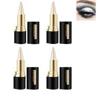 4 Pack Ayky Long Wear Gel Eyeliner, Natural Black Eyeliner Cream, Waterproof Smudge Proof Gel Eyeliner Pencil, Long Lasting Eye Liner Makeup Tool For Womens Girls