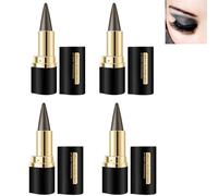 4 Pack Ayky Long Wear Gel Eyeliner, Natural Black Eyeliner Cream, Waterproof Smudge Proof Gel Eyeliner Pencil, Long Lasting Eye Liner Makeup Tool For Womens Girls