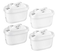 4 Pack Brita Cartouche Filtre, compatibles Brita maxtra Mava elemaris XL Carafe Filtrante, 3 étapes de filtration