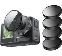 4 Pack Camera Lens Filter for DJI Osmo Action 4 Action 3 CPL ND32 ND16 ND8 Neutral Density Polarizing Lens Filter HD for DJI Action Accessories