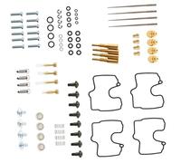 4-Pack Carb Carburetor Gaskets Jets Main Rebulid Repair Kits Replacement for 1998-2001 YZF R1