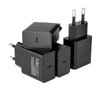 4-Pack Chargeurs USB C 15W Alimentation PD Chargeur Rapide Connecteur de Charge pour Samsung Galaxy S8, S9, S10 Plus, S10e, S20, S21, A50, A51, A40, A34, A33, A20e, A13, Z Flip3, Z Fold3 5G