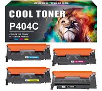 4-Pack Cartouches de CLT-P404C P404C 404S Toner pour Samsung C480W Xpress SL C483W C430W C480FW C48X C480 C430 C43X C480FN CLT-K404S CLT-C404S CLT-M404S CLT-Y404S (Noir Cyan Jaune Magenta)