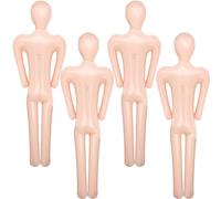 4 Pack de 152,4 cm Gonfleur de Corps Mort pour Cosplay, Accessoire Gonflable pour Mannequin pour Halloween, Décoration Effrayante Faite Main pour Halloween, Décoration pour Cour, Patio, Maison