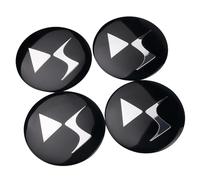 4 Pack de Autocollants D'enjoliveurs de Roue pour DS2 DS3 DS4 DS5 DS6 DS7,autocollants de Roue, Cache-moyeu de Roue, Autocollant de Couvrejante de Pneu