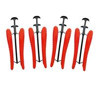 Lot de 4 bottes montantes pour bottes hautes à ressort réglables Excellent soutien pour chaussures pour homme et femme, Rouge, 16 inch