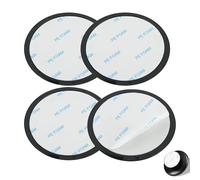 4 Pack Disques de Fixation Adhésifs pour Tableau de Bord, 80mm Adhésif Tableau deBord Pad Disque de Montage Adaptateur Disques Adhésifs pour Tableau de Bord pour Coiture Support GPS Voiture