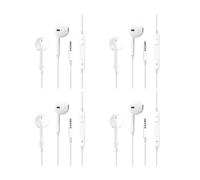 4 Pack Écouteurs Filaires Intra Auriculaires Ecouteurs Prise Jack Nothing Ear Casque Antibruit avec Microphone Contrôle du Volume Ecouteurs Filaire Jack Compatible avec Samsung Xiaomi 3.5mm