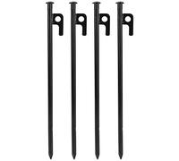 4 Pack en Acier de Camping Perte à Chevilles Pèches de Pyer Hound Portable Facile Propre, Voyage en Plein Air Pénétration sans Effort pour Le Camping en Plein Air, Plage (30 cm)