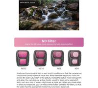 4 Pack Filter For Dji Air 3 Lens Filter Drone Lens Filters Accessories Nd4/Nd8/Nd16/Nd32