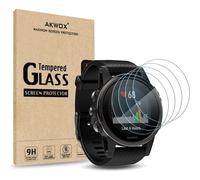 [4 Pack] Garmin Fenix 5s Tempered Glass, [0.3mm 2.5d High Definition 9h] Screen Protector Film Anti-Scratch No Air Bubbles 9h Hardness Tempered Glass Screen Protector Film For Fenix 5s