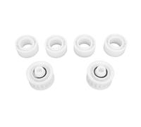 4 Pack Guide Wheels Replacement for, Robotic Pool Cleaner Guide Wheels with 2 Pulley Gears, Climbing ABS Wheels for Swimming Pool Vacuum Cleaner Parts