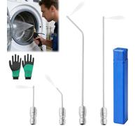 4 Pack High Pressure Washer Nozzle Kits for Washing Machine & Ac Cleaning, 1/4 Inch Quick Connect Stainless Steel Extension, Heavy Duty Hose High-Pressure Washer Spray Nozzle Kit