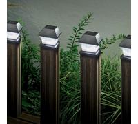 4 PACK | Lumière De Piquet Solaire | Éclairage De Cheminée De Jardin