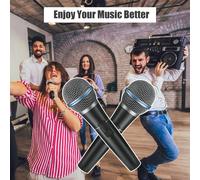 4 Pack Microphone Heads Replacement Steel Mesh Microphone Heads with Inner Foam Compatible with Shure Beta 58A SM58 PG58 (Beta58A-4 Pieces,Silver)