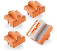 4 Pack Paper Cutter Blades Replacement for Paper Trimmer Slider with Safe Hidden-Blade Design