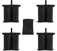 4 Pack Pop Up Tent Weight Bags-Weighted Foot Bag-Sand Bag-Large-4 Pieces + Bag