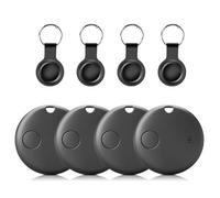 [4 Pack] Remplacement pour Air Tags, [MFI Certification] Bluetooth localisateurs d'objets, Smart Finder Fonctionne avec Apple Find My(Uniquement iOS),Étanchéité IP68