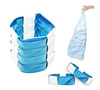 4 pack Sac pour Poubelles à couches Anti Odeur - Glisser jusqu’à 800 Couches -Recharge de poubelle a couche - Parfumés et Solide