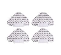 4 Pack Tampons de balai microfibre triangulaires rechange pour Shark Lift-Away Pro Genius Steam Pocket Mop S3973 Tissus balayage lavables Accessoires