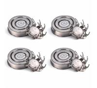 4 Pack | Têtes de Rasoir de Rechange à Anneaux Doubles pour Rasoirs Électriques compatibles avec Freebird FlexSeries Pro Rasoir Électrique pour Tête