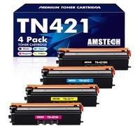 4 Pack TN421 TN-421 Cartouche de Toner Compatible pour Brother MFC-L8690CDW | TN423 TN-423 TN 421 423 TN-421BK pour DCP-L8410CDW HL-L8260CDW HL-L8360CDW MFC-L8900CDW Noir Magenta Jaune Cyan