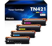 4-Pack TN421 TN423 Compatible Cartouche de Toner pour TN-421 Toner pour Brother MFC-L8690CDW HL-L8260CDW HL-L8360CDW HL-L8260CDW DCP-L8410CDW DCP-L8410CDN MFC-L8900CDW (Noir Cyan Jaune Magenta)