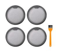 4 Pack Vacuum Cleaner Accessories Replacement Pre-Filter for Xiaomi G9 / G10 And T10 / T20 / T30 Vacuum Cleaners, Washable Reusable Filter (Filter Element*4 + Goose Head Brush*1)