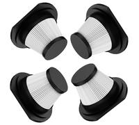 4 Pack Vacuum HEPA Filter Replacement, Compatible with Minthouz 120W Lightweight Cordless Vacuum Cleaner MT-L014, Black